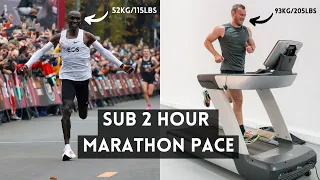 Just how fast does Kipchoge run?