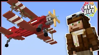 New Life SMP Ep.1 -  I Made A Flying Base In Minecraft!