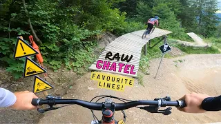 Fave Lines at CHATEL Bike Park!