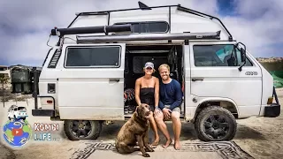 Couple Converts Syncro Van for Extended Off Grid Travel