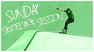 Chill sunday Roller skating session at the skatepark