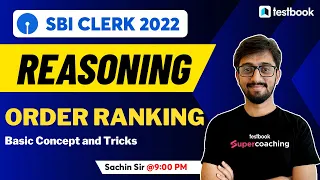 SBI Clerk Reasoning Classes 2022 | Order and Ranking | Order Ranking for SBI Clerk | by Sachin Sir