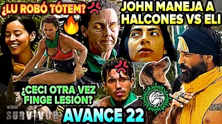 JHON🐍QUIERE QUE CAMBIEN A ELI DE CAPITANA💥 CECI LE OBEDECE, LU cap21 #survivor méxico 2024 Avance 22