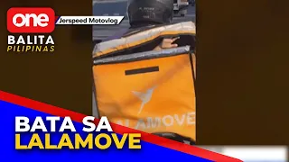 Viral sa social media ang batang inilagay sa loob ng Lalabag