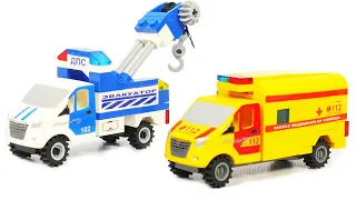 Gorod masterov 3170 Gazel Next Police Tow truck, Gorod masterov 5095 Gazel Next Ambulance