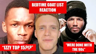 LUCAS TRACY REACTS TO BEDTIME MMA’S TOP 20 FIGHTERS OF ALL TIME