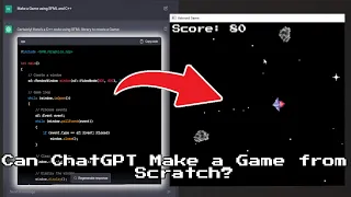 Can ChatGPT make a Game From Scratch?