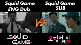 Squid Game SUB vs. DUB | part 1...