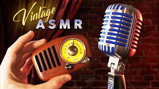 ASMR Vintage Mic & Retro Triggers | Tingly Nostalgia for Sleep and Relaxation