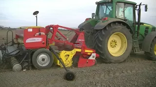 Siew Jęczmienia 2018 || John Deere & Zestaw Pottinger ||