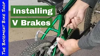 Installing V-Brakes on a BMX Bike & Removing Cantilever Brakes