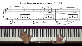 Liszt Romance in E Minor S.169 Piano Tutorial