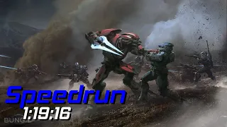 Halo Reach Speedrun in 1:19:16