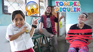 TOMPEL DICULIK MR GONDRONG 😱😱 LEIKA DAN AYAH MENOLONG