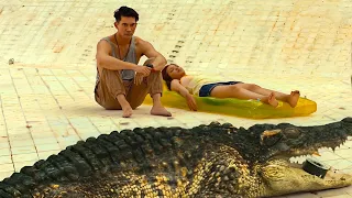 Um Casal Fica Preso 7 Dias Em Uma Piscina Vazia, Com Um Crocodilo