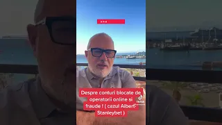 Sorin Constantinescu - despre conturile blocate de cazinouri și casele de pariuri