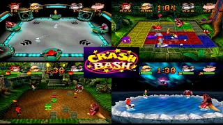 Crash Bash (PS1) All Minigames