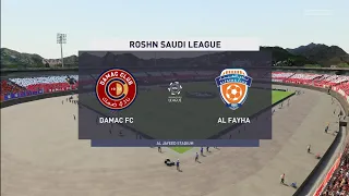 FIFA 23 | Damac FC vs Al Fayha - Roshn Saudi League | Gameplay