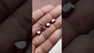 Natural Red/Rhodolite Garnet lot | Ceylon Top Gems | #ceylontopgems | Top Quality & Authentic