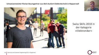 Kurzvorstellung  Elektrotechnik an der OST, Standort Rapperswil