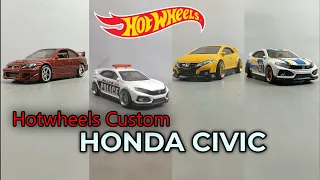 Hotwheels Custom Honda Civic Kompilasi