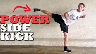 The Most Powerful Kick: Hopping Side Tutorial