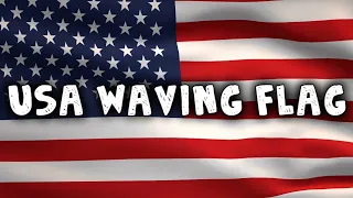 🇺🇸 USA Country Flag Animation | Full HD | 10 Hours