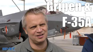 Saab Gripen vs F-35A - Opinion From Pilot Who Flew Both  - Interview 6/12
