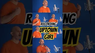 Recording "Uptown Girl" by Billy Joel. Clarinet cover. #Shorts