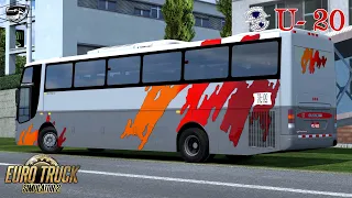 [ETS2] Unidad 20 de Utracolpa | MOD BUS | Busscar | Mapa RBR | PANAMA SKINS©