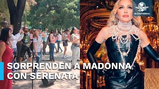 Fans de Madonna le llevan serenata previo a su segundo concierto en CDMX
