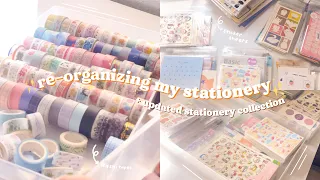 🧸 re-organizing all of my stationery + updated stationery collection