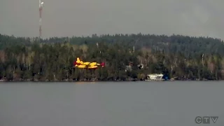 MyNews: Water bomber fights fire along Manitoba/Ontario border