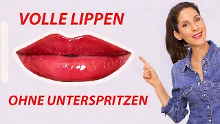 Volle Lippen ohne Unterspritzung - Hautärztin verrät 8 Techniken, wie Du das im Alltag hinbekommst