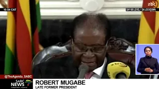 In 2017 President of Zimbabwe Robert Mugabe stepped down on this day