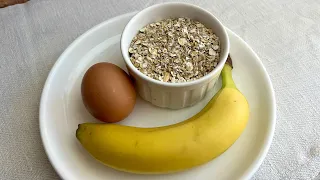 Just Oats, Egg and Banana Its So Delicious / Tasty and Cheap Snack / Simple Dessert