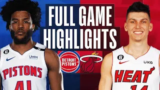 Miami Heat vs Detroit Pistons Full Game Highlights | Dec 6 | NBA Season 2022-23