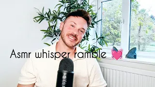 ASMR whisper ramble and life update 💓🤩