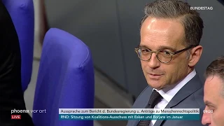 Bundestagsdebatte zur Menschenrechtspolitik am 12.12.19