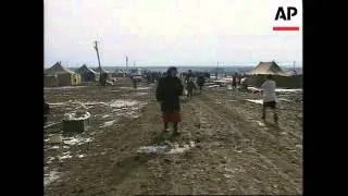 INGUSHETIA: CHECHEN REFUGEES STAGE PROTEST