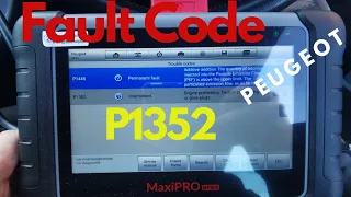 peugeot,citroen,Renault 1.6 hdi engine preheating fault Code P1352 (solved by doing this) #carrepair