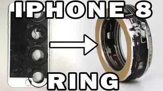 iPhone 8 Ring Making with a 60,000 psi Waterjet Channel - Interesting Cross Section