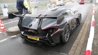 McLaren P1 LM the ultimate roadlegal trackday hypercar entering the famous Nordschleife