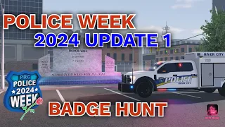 police week 2024 update 1 badge hunt ERLC ( emergency response Liberty County update )