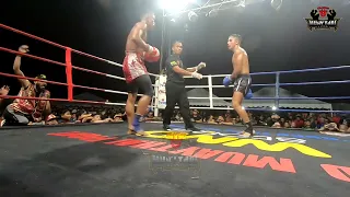 (HD) 🔵 Jojo Rentap Muaythai vs 🔴 Maliki Singa Hitam