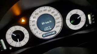 Mercedes E280 CDI Stage 1 0-100 Km/h