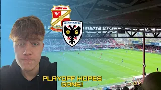 PLAYOFF HOPES GONE! | SWINDON TOWN VS AFC WIMBLEDON MATCHDAY VLOG