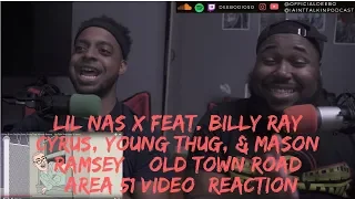 Lil Nas X feat. Billy Ray Cyrus, Young Thug, & Mason Ramsey – Old Town Road (Area 51 Video) REACTION