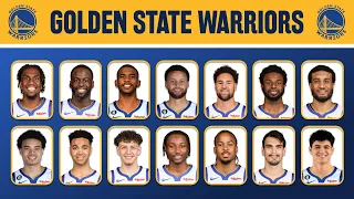 Golden State WARRIORS New Roster 2024 - Player Lineup Update Profile as of March 27, 2024