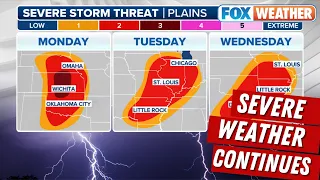 Central US Braces For More Strong, Severe Storms Again Next Week